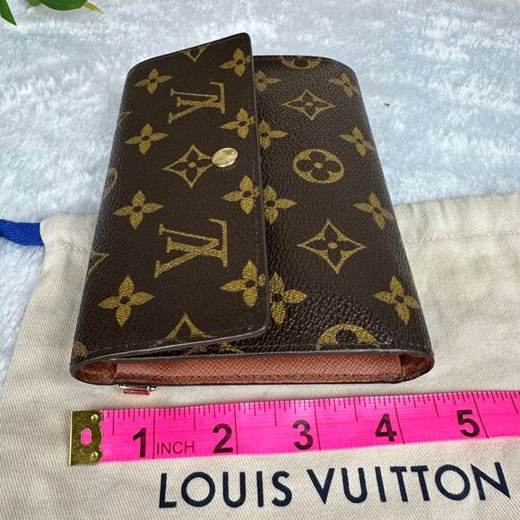 SOLD Louis Vuitton Monogram Porte Tresor Etui Papiers  Crossbody w/ Chain - Picture 14 of 14
